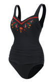 Maillot de bain de broderie noire