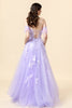 Charger l&#39;image dans la galerie, Une robe de bal longue longue Sweetheart Purple avec des appliques