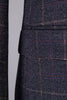 Charger l&#39;image dans la galerie, Costume 2 pièces à carreaux gris à double poitrine