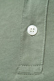 Polo Classique Gris Vert Regular Fit Collot Homme