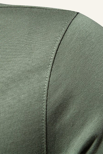 Polo Classique Gris Vert Regular Fit Collot Homme