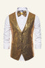 Charger l&#39;image dans la galerie, Sparkly Golden Lapel Sequins Giet pour homme avec nœud papillon