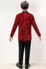 Charger l&#39;image dans la galerie, Sparkly Red Sequins Boys&#39; 3 Piece Ensemble de costume formel pour garçons