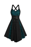 Skull Strap Halloween Lace Vintage Robe