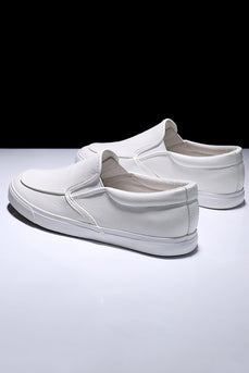 Chaussures de skate légères blanches