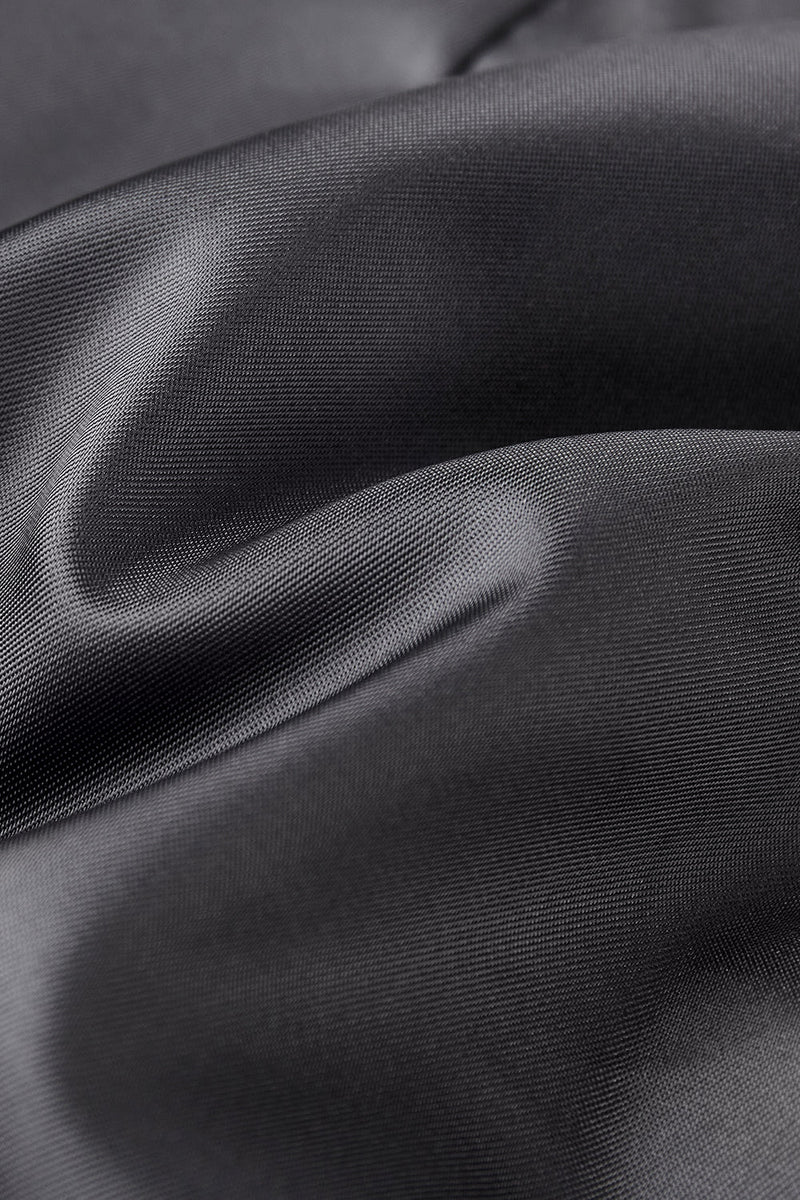 Charger l&#39;image dans la galerie, Costumes de Soirée de châles noirs 3 pièces Jacquard noir pour hommes