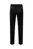 Black Peak Lapel 2 pièces Hommes Velvet Prom Suits