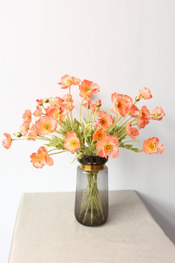 Bouquet artificiel flocage (vase non inclus)