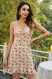 Robe d’été spaghetti colorée