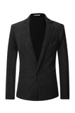 Revers cranté gris Blazer pour homme