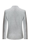 Revers cranté gris Blazer pour homme