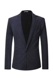 Revers cranté gris Blazer pour homme