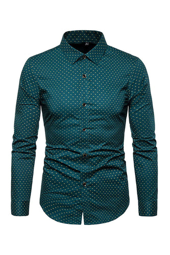 Fashion Print Long Manches Chemise taille homme Plus