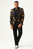 Charger l&#39;image dans la galerie, Fhâle de fleur jaune Revers Jacquard Blazer de bal pour hommes