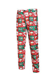 Rouge et vert 3 pièces Costume de fête de Noël pour hommes