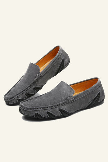 Nubuck Leather Chaussures de pois pour hommes