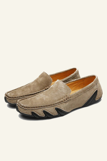 Nubuck Leather Chaussures de pois pour hommes