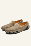 Nubuck Leather Chaussures de pois pour hommes
