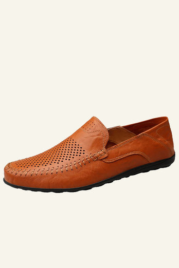 Chaussures pour hommes décontractées creuses et respirantes