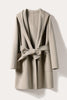 Charger l&#39;image dans la galerie, Chameau Surdimensionné Châle Revers Long Femmes Manteau de laine