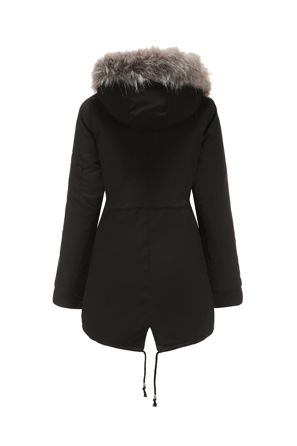 Kway Fille Manteau Hiver Fille Maoo Garden - Parka Imperméable Capuche Fourrure, Chaud Mi-long Manteau Chaud Polyvalent Kway Fille Manteau Hiver Fille Maoo Garden - Parka Imperméable Capuche Fourrure, Chaud Mi-long Manteau Chaud Polyvalent