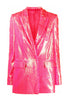 Charger l&#39;image dans la galerie, Blazer de fête pour femmes à paillettes roses scintillantes