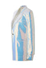 Charger l&#39;image dans la galerie, Paillettes blanches scintillantes Peak Lapel Femmes Blazer avec ceinture