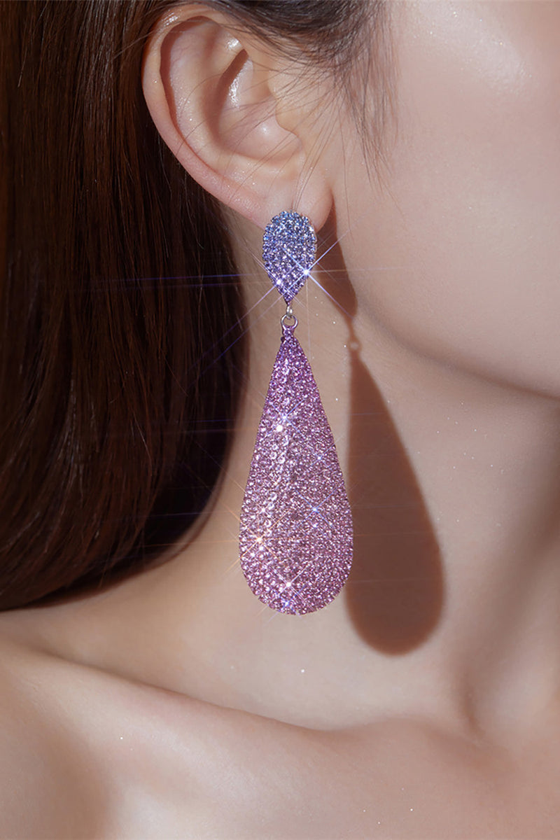 Charger l&#39;image dans la galerie, Accessoires incrustés de diamants scintillants Boucles d’oreilles de luxe