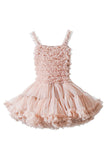 Apricot Girl Party Tutu Robe