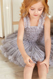 Apricot Girl Party Tutu Robe