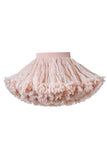 Champagne Ruffled Girl Tutu Jupe