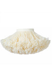 Champagne Ruffled Girl Tutu Jupe