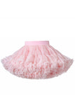 Champagne Ruffled Girl Tutu Jupe