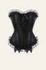 Charger l&#39;image dans la galerie, Corset Bone Style Black Palace Hook Lace Shapewear