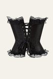 Corset Bone Style Black Palace Hook Lace Shapewear