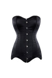 Corset noir Push Up Taille Ventre Contrôle Shapewear