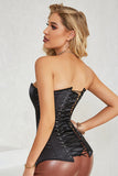 Corset noir Push Up Taille Ventre Contrôle Shapewear