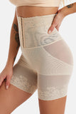 Corset taille haute abricot Butt-lifting Dentelle Shapewear respirant