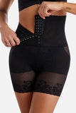 Corset taille haute abricot Butt-lifting Dentelle Shapewear respirant