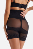 Corset taille haute abricot Butt-lifting Dentelle Shapewear respirant