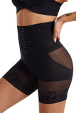 Corset taille haute abricot Butt-lifting Dentelle Shapewear respirant