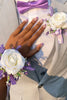 Charger l&#39;image dans la galerie, Corsage de poignet Rose Ivoire et hommes boutonnière ensemble pour la fête de mariage de bal
