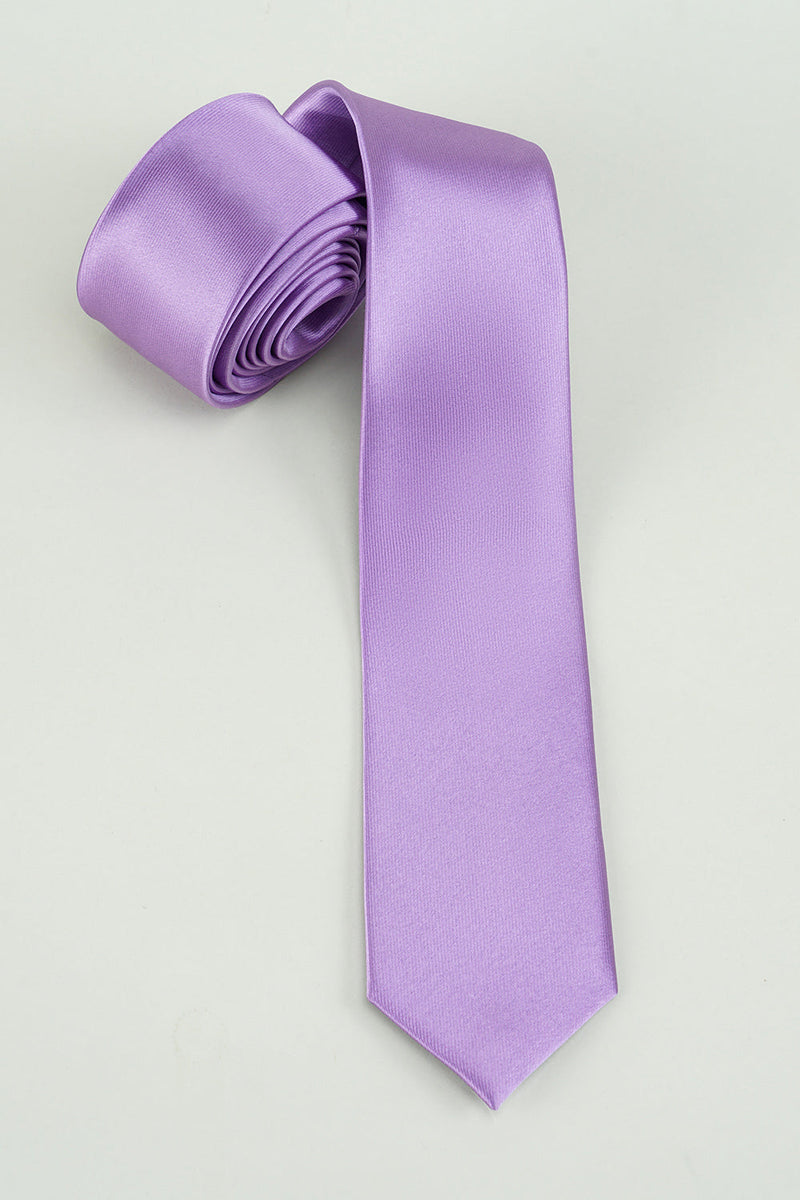 Charger l&#39;image dans la galerie, Cravate formelle bleue solide pour hommes