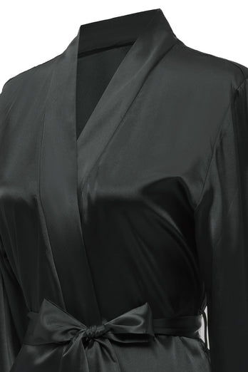 Robe de mariée noire avec dentelle