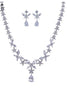 Charger l&#39;image dans la galerie, Royal Blue Butterfly Crystal Drop Boucles d’oreilles Collier Bijoux Set