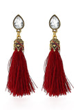 Boucles d’oreilles Red Tassels