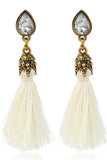 Boucles d’oreilles Red Tassels