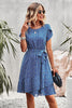Charger l&#39;image dans la galerie, Robe d’été Boho Florale Bleue