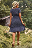 Charger l&#39;image dans la galerie, Robe d’été Boho Florale Bleue