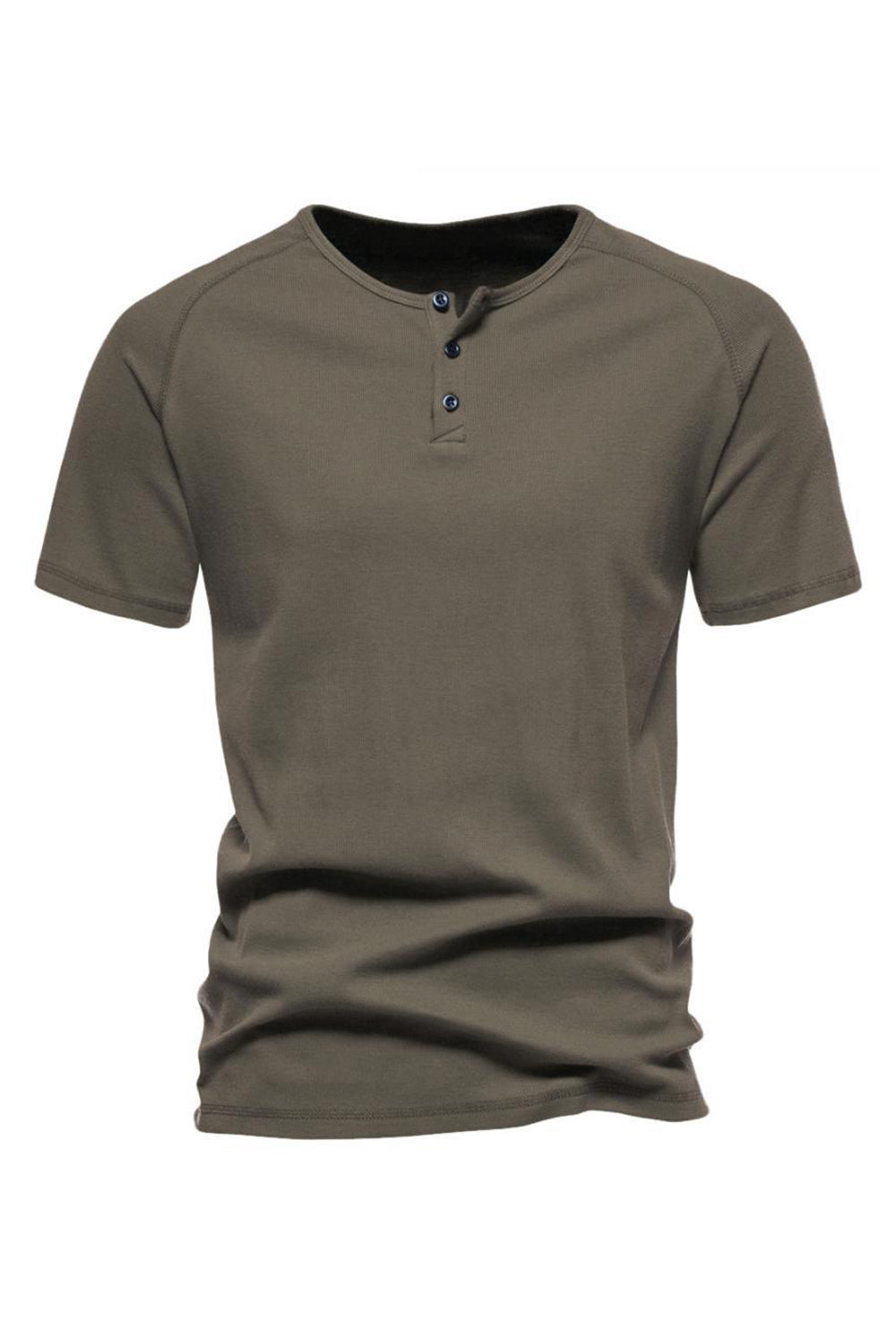 Boutons Été Manches Courtes T-shirt décontracté pour hommes